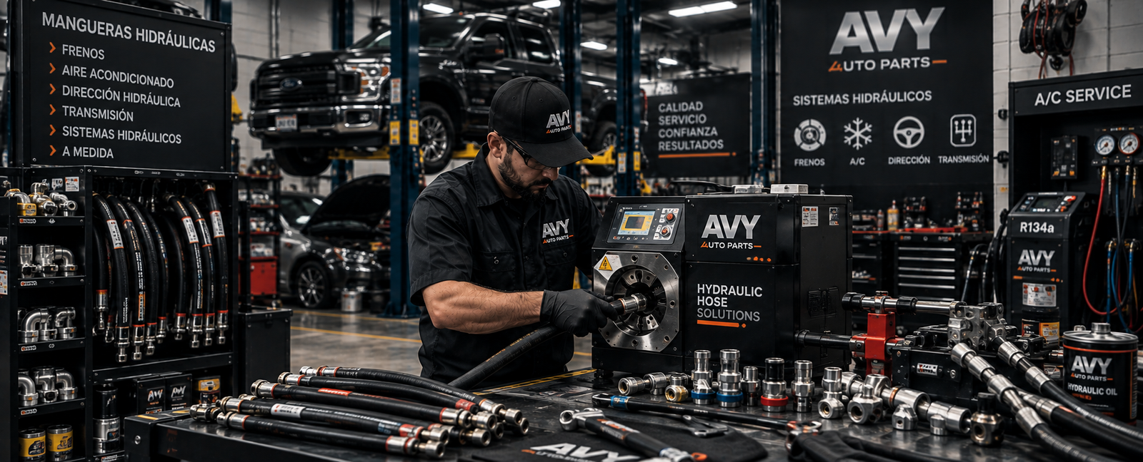 Mangueras de Alta Presion y Sistemas Hidraulicos - AVY Auto Parts