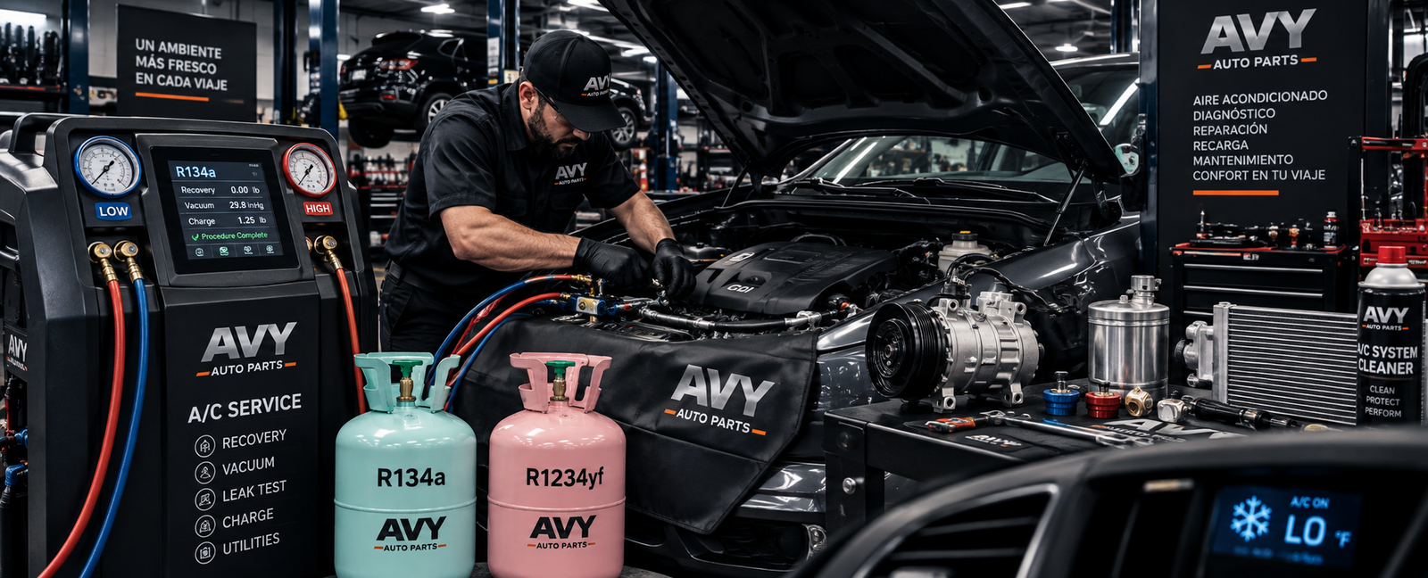 A/C y Aire Acondicionado Automotriz - AVY Auto Parts