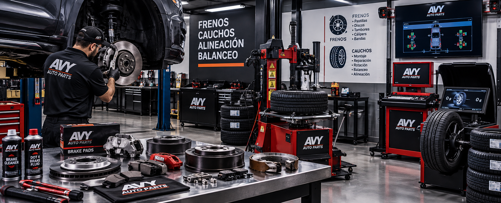 Frenos y Cauchos - AVY Auto Parts