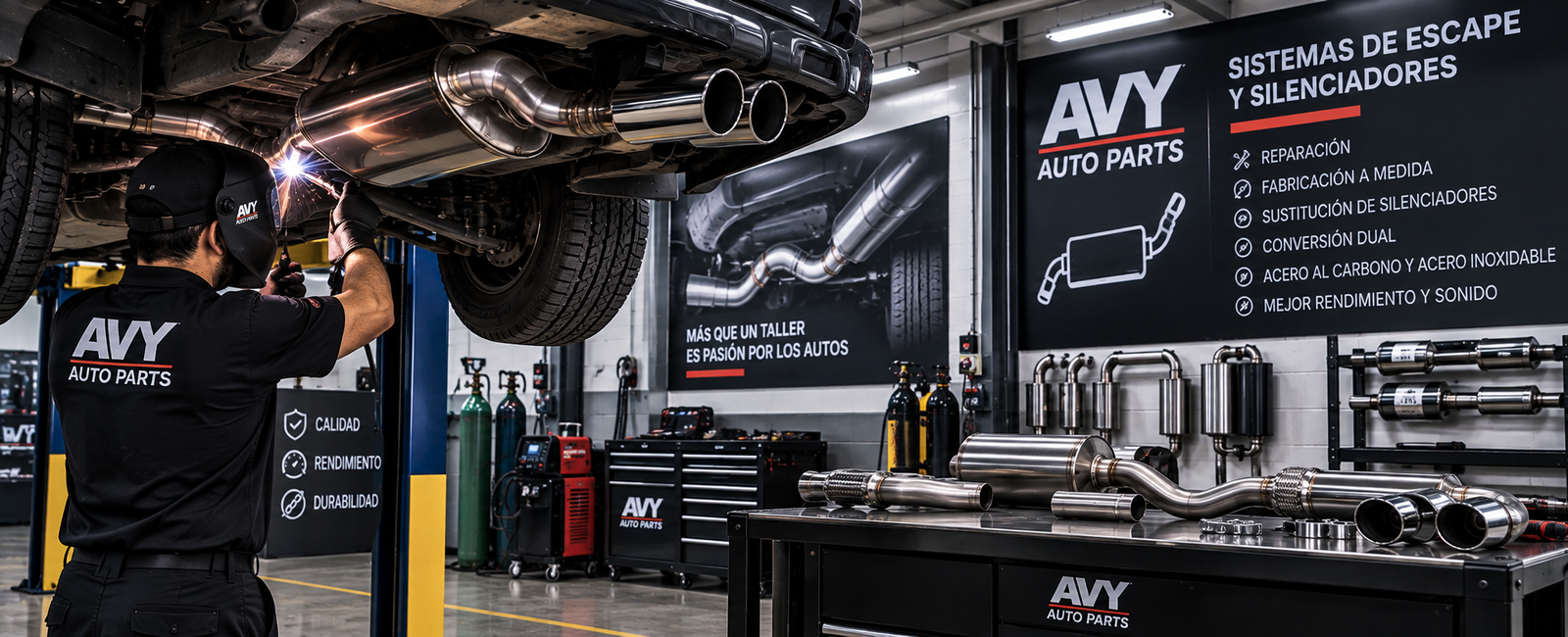 Escape y Silenciadores - AVY Auto Parts