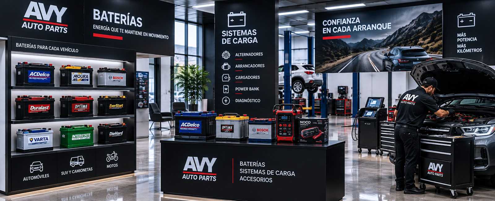 Baterias y Sistemas de Carga - AVY Auto Parts